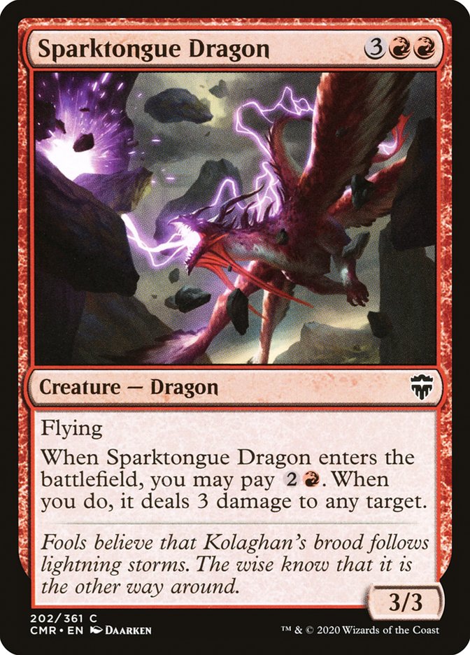 Sparktongue Dragon [Commander Legends] | Dragon's Lair Comics and Fantasy Houston TX