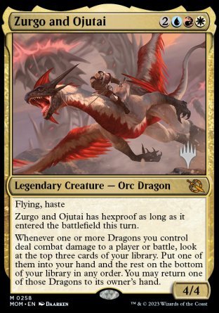 Zurgo and Ojutai (Promo Pack) [March of the Machine Promos] | Dragon's Lair Comics and Fantasy Houston TX