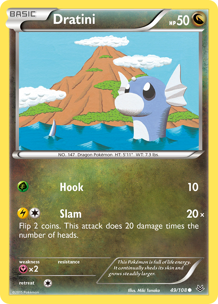 Dratini (49/108) [XY: Roaring Skies] | Dragon's Lair Comics and Fantasy Houston TX