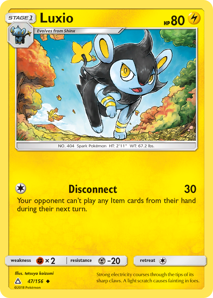 Luxio (47/156) [Sun & Moon: Ultra Prism] | Dragon's Lair Comics and Fantasy Houston TX