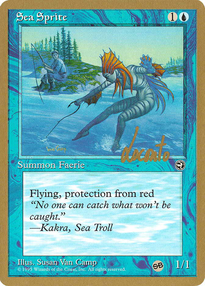 Sea Sprite (Michael Loconto) (SB) [Pro Tour Collector Set] | Dragon's Lair Comics and Fantasy Houston TX