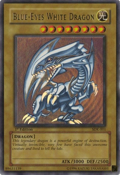 Blue-Eyes White Dragon [SDK-001] Ultra Rare | Dragon's Lair Comics and Fantasy Houston TX