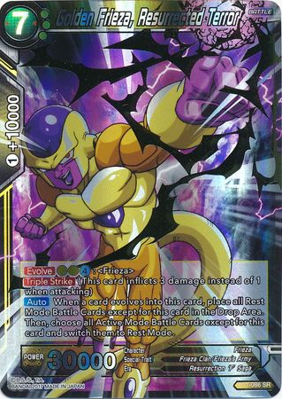 Golden Frieza, Resurrected Terror (BT1-086) [Galactic Battle] | Dragon's Lair Comics and Fantasy Houston TX