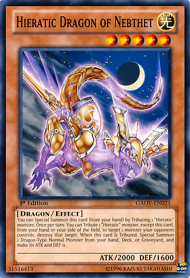 Hieratic Dragon of Nebthet [GAOV-EN021] Common | Dragon's Lair Comics and Fantasy Houston TX