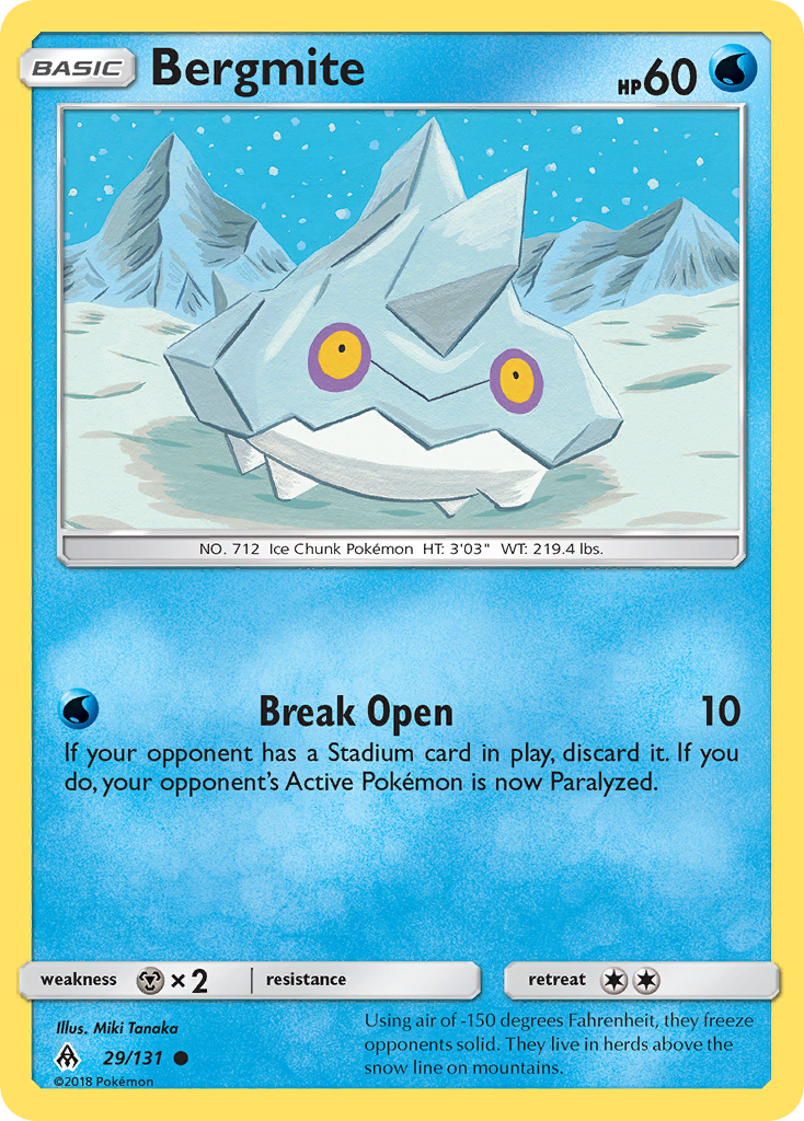 Bergmite (29/131) [Sun & Moon: Forbidden Light] | Dragon's Lair Comics and Fantasy Houston TX