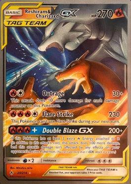 Reshiram & Charizard GX (20/214) (Perfection - Henry Brand) [World Championships 2019] | Dragon's Lair Comics and Fantasy Houston TX