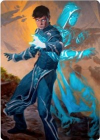 Jace, Mirror Mage 1 Art Card [Zendikar Rising Art Series] | Dragon's Lair Comics and Fantasy Houston TX