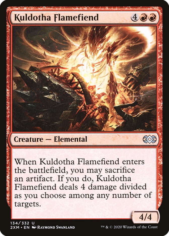 Kuldotha Flamefiend [Double Masters] | Dragon's Lair Comics and Fantasy Houston TX