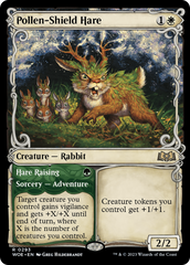 Pollen-Shield Hare // Hare Raising (Promo Pack) [Wilds of Eldraine Promos] | Dragon's Lair Comics and Fantasy Houston TX