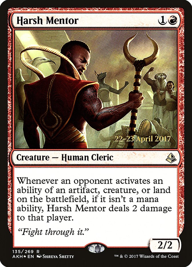 Harsh Mentor [Amonkhet Prerelease Promos] | Dragon's Lair Comics and Fantasy Houston TX