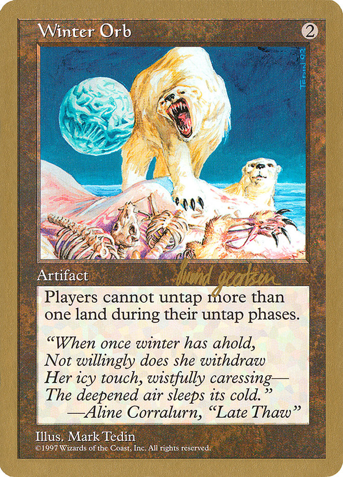 Winter Orb (Svend Geertsen) [World Championship Decks 1997] | Dragon's Lair Comics and Fantasy Houston TX