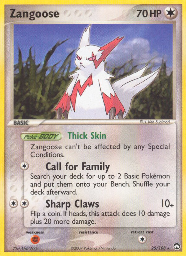 Zangoose (25/108) [EX: Power Keepers] | Dragon's Lair Comics and Fantasy Houston TX