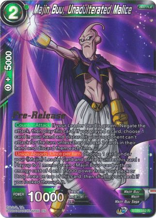 Majin Buu // Majin Buu, Unadulterated Might (BT14-062) [Cross Spirits Prerelease Promos] | Dragon's Lair Comics and Fantasy Houston TX