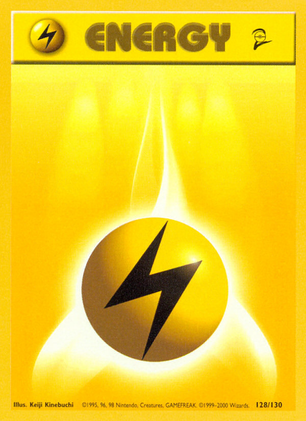 Lightning Energy (128/130) [Base Set 2] | Dragon's Lair Comics and Fantasy Houston TX