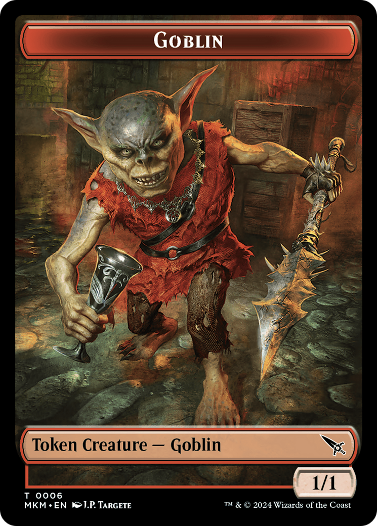 Thopter (0020) // Goblin Double-Sided Token [Murders at Karlov Manor Tokens] | Dragon's Lair Comics and Fantasy Houston TX