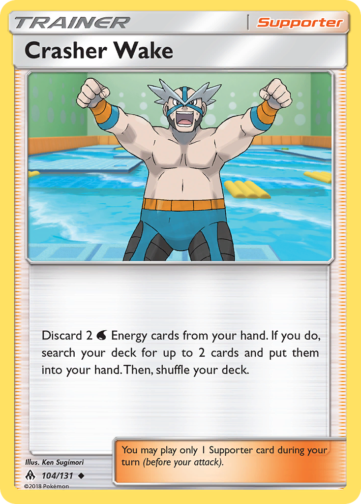 Crasher Wake (104/131) [Sun & Moon: Forbidden Light] | Dragon's Lair Comics and Fantasy Houston TX