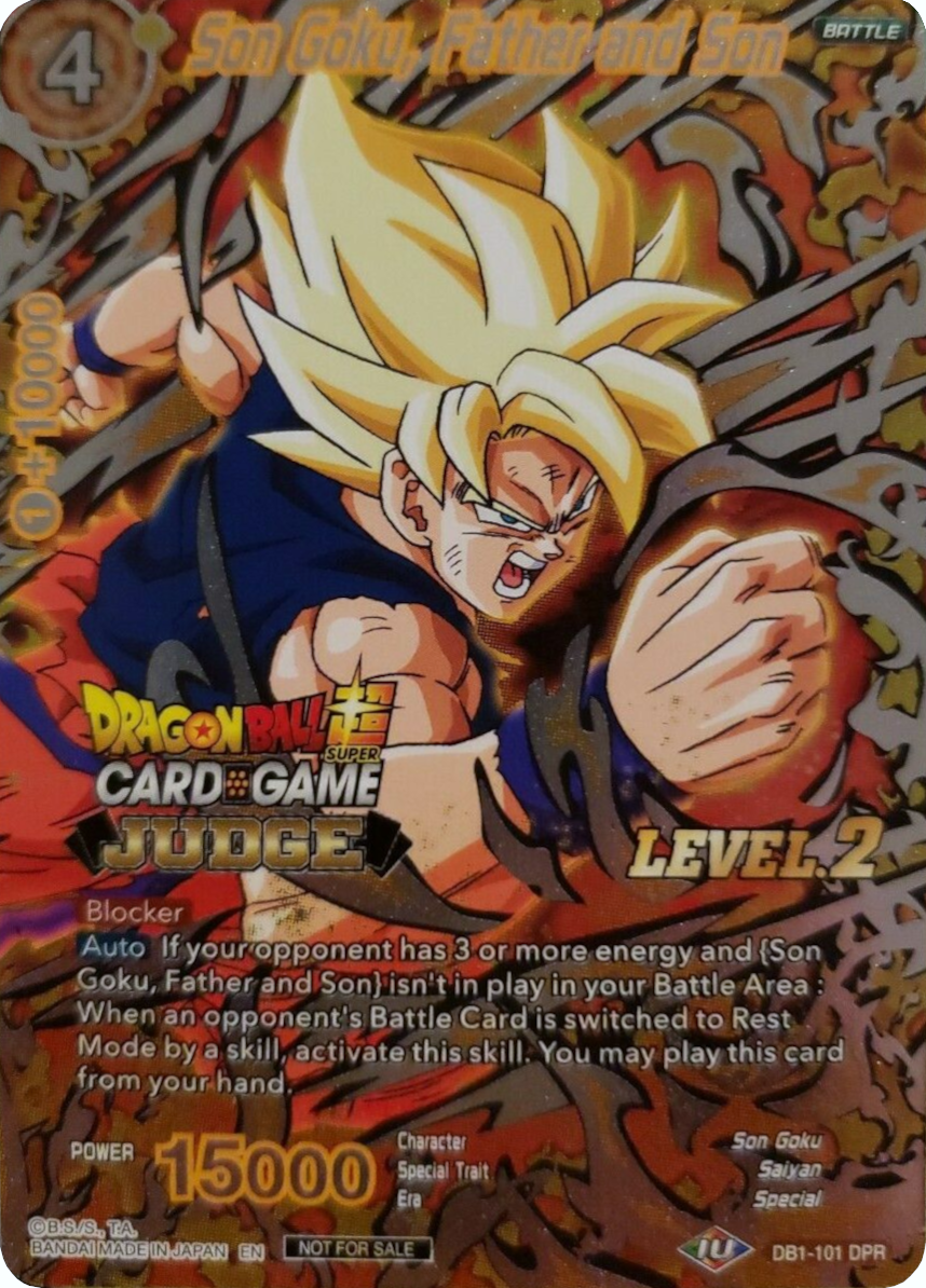 Son Goku, Father and Son (Level 2) (DB1-101) [Promotion Cards] | Dragon's Lair Comics and Fantasy Houston TX