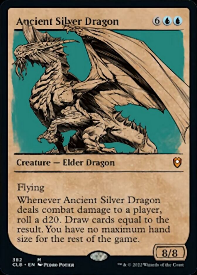 Ancient Silver Dragon (Showcase) [Commander Legends: Battle for Baldur's Gate] | Dragon's Lair Comics and Fantasy Houston TX