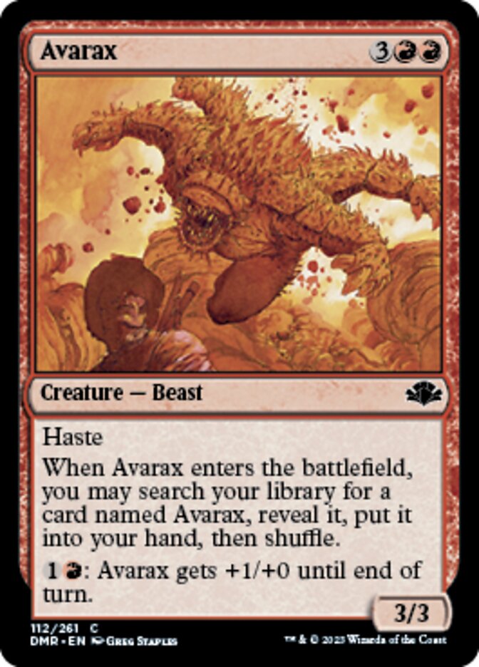 Avarax [Dominaria Remastered] | Dragon's Lair Comics and Fantasy Houston TX