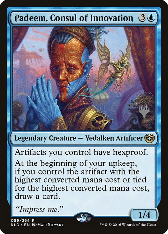 Padeem, Consul of Innovation (Promo Pack) [Kaladesh Promos] | Dragon's Lair Comics and Fantasy Houston TX