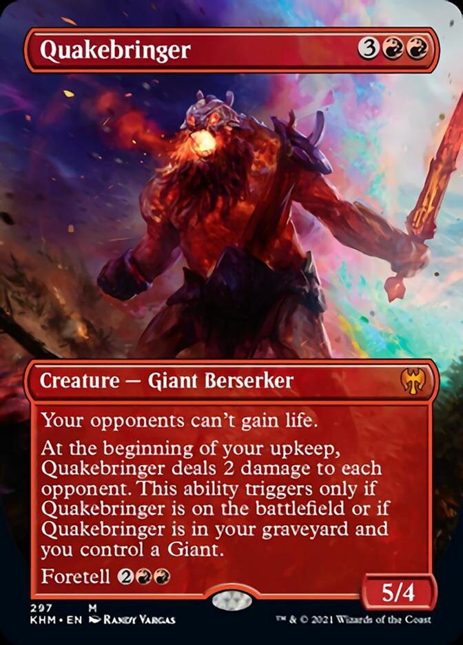 Quakebringer (Borderless Alternate Art) [Kaldheim] | Dragon's Lair Comics and Fantasy Houston TX