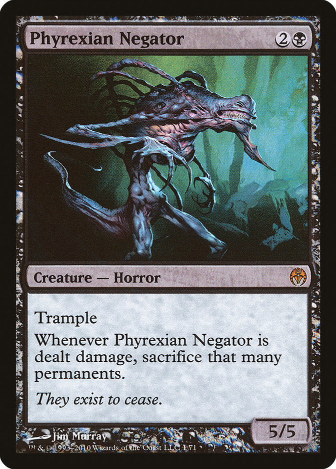 Phyrexian Negator [Duel Decks: Phyrexia vs. the Coalition] | Dragon's Lair Comics and Fantasy Houston TX