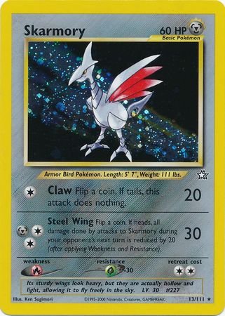 Skarmory (13/111) [Neo Genesis Unlimited] | Dragon's Lair Comics and Fantasy Houston TX