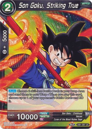 Son Goku, Striking True (DB1-081) [Dragon Brawl] | Dragon's Lair Comics and Fantasy Houston TX