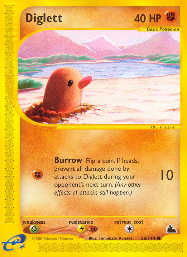 Diglett (50/144) [Skyridge] | Dragon's Lair Comics and Fantasy Houston TX