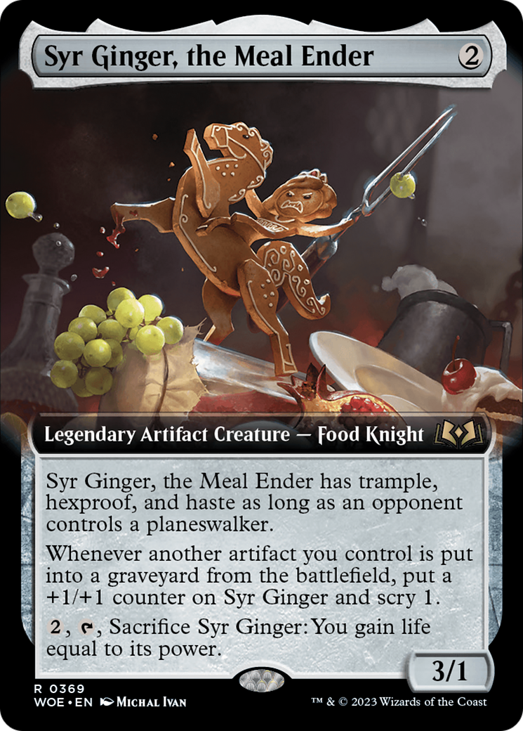 Syr Ginger, the Meal Ender (Extended Art) [Wilds of Eldraine] | Dragon's Lair Comics and Fantasy Houston TX