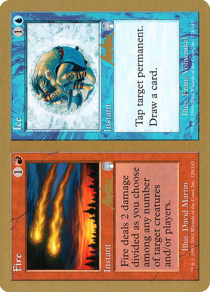 Fire // Ice (Brian Kibler) [World Championship Decks 2002] | Dragon's Lair Comics and Fantasy Houston TX