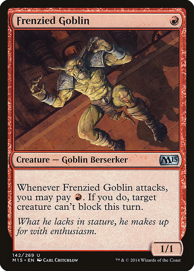 Frenzied Goblin [Magic 2015] | Dragon's Lair Comics and Fantasy Houston TX