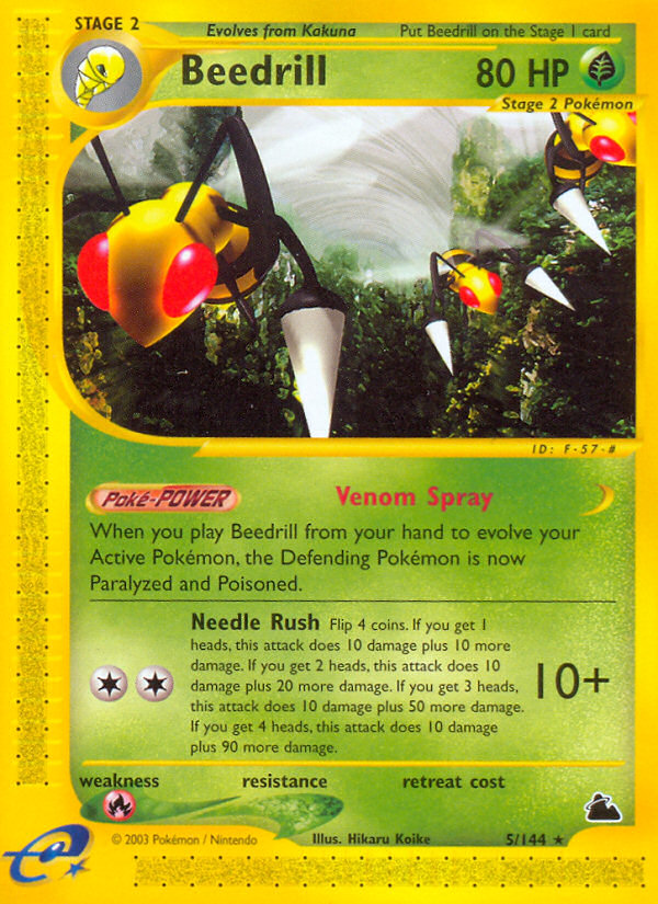 Beedrill (5/144) [Skyridge] | Dragon's Lair Comics and Fantasy Houston TX