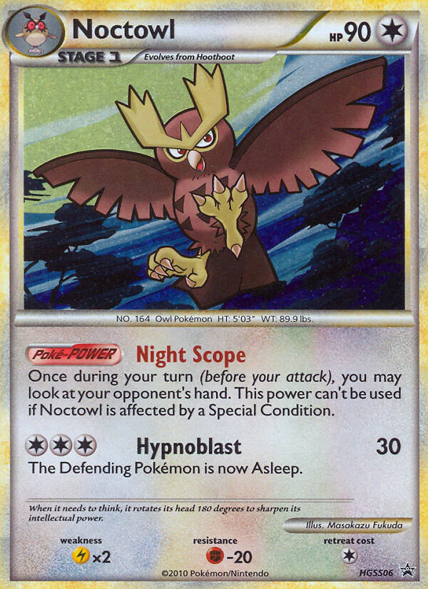 Noctowl (HGSS06) [HeartGold & SoulSilver: Black Star Promos] | Dragon's Lair Comics and Fantasy Houston TX