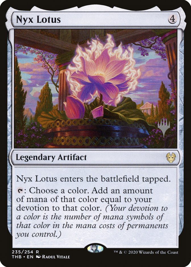 Nyx Lotus (Promo Pack) [Theros Beyond Death Promos] | Dragon's Lair Comics and Fantasy Houston TX