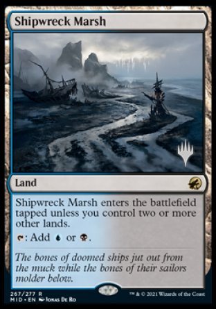 Shipwreck Marsh (Promo Pack) [Innistrad: Midnight Hunt Promos] | Dragon's Lair Comics and Fantasy Houston TX