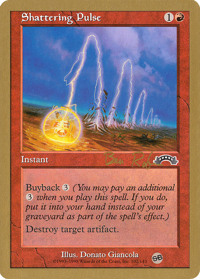 Shattering Pulse (Ben Rubin) (SB) [World Championship Decks 1998] | Dragon's Lair Comics and Fantasy Houston TX