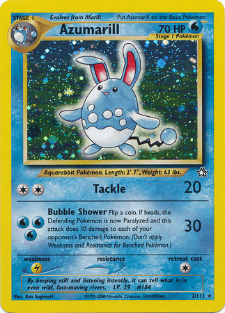 Azumarill (2/111) [Neo Genesis Unlimited] | Dragon's Lair Comics and Fantasy Houston TX