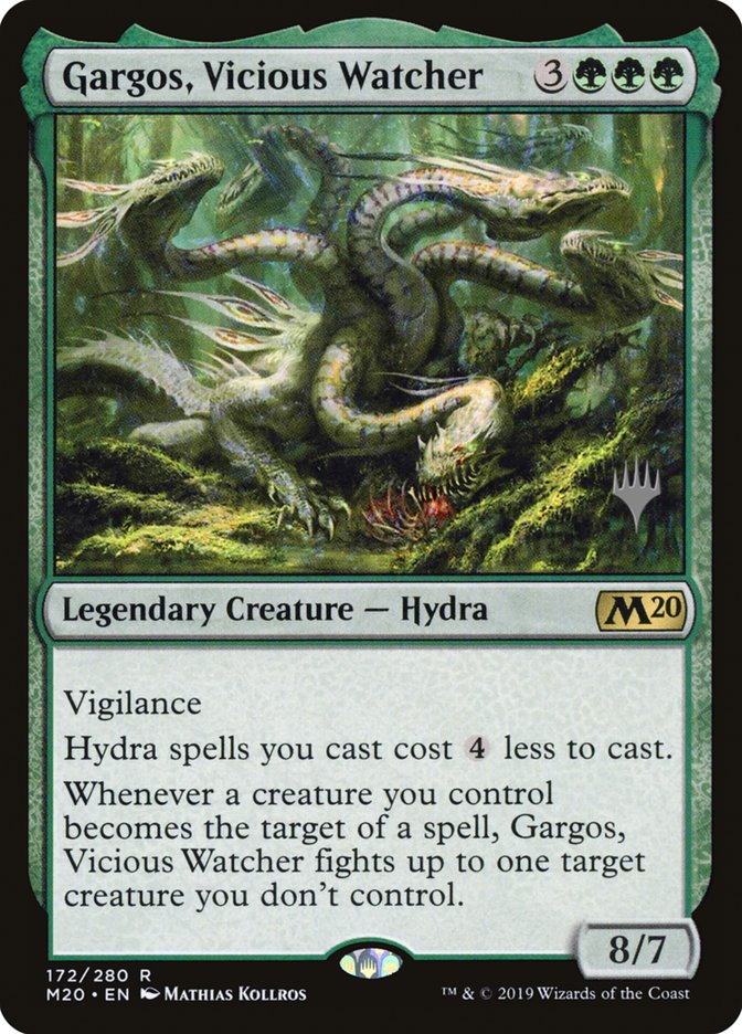 Gargos, Vicious Watcher (Promo Pack) [Core Set 2020 Promos] | Dragon's Lair Comics and Fantasy Houston TX