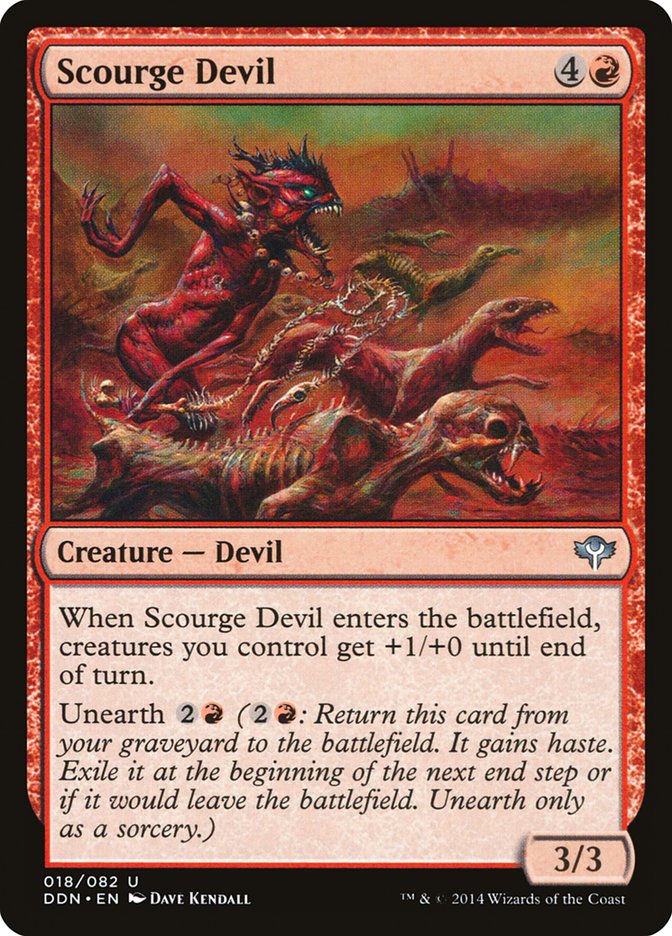 Scourge Devil [Duel Decks: Speed vs. Cunning] | Dragon's Lair Comics and Fantasy Houston TX