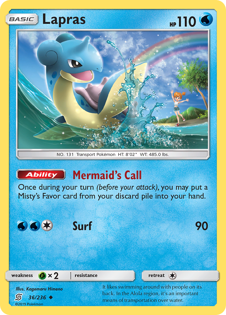 Lapras (36/236) [Sun & Moon: Unified Minds] | Dragon's Lair Comics and Fantasy Houston TX