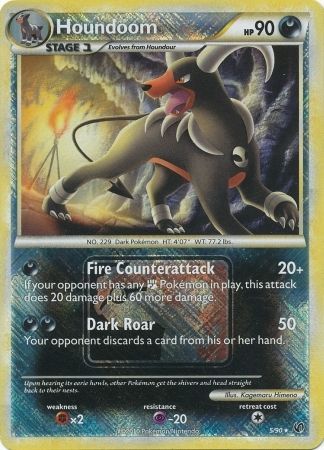 Houndoom (5/90) (League Promo) [HeartGold & SoulSilver: Undaunted] | Dragon's Lair Comics and Fantasy Houston TX