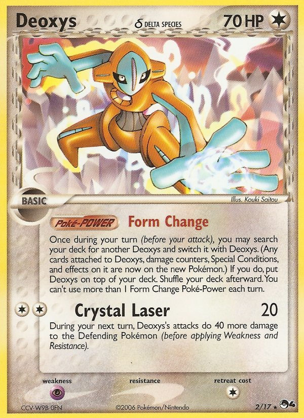 Deoxys (2/17) (Delta Species) [POP Series 4] | Dragon's Lair Comics and Fantasy Houston TX