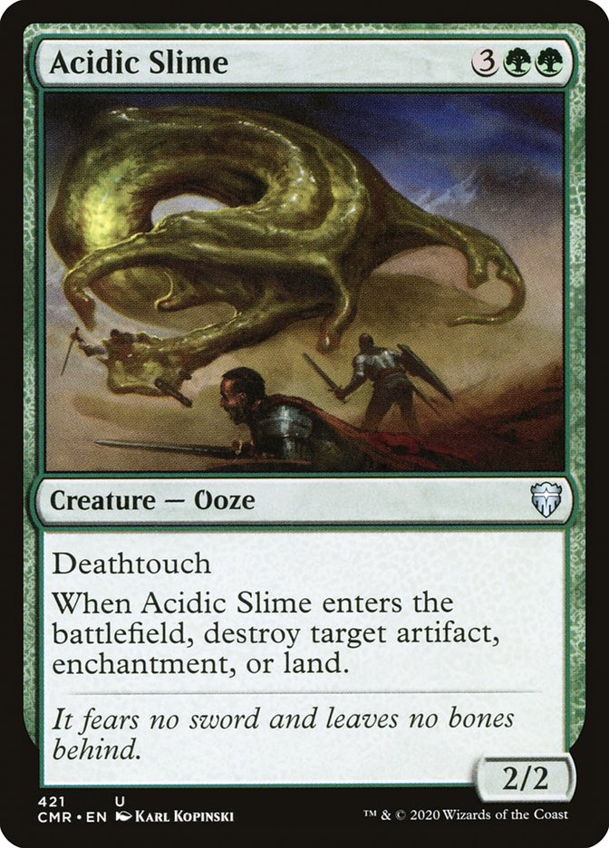 Acidic Slime [Commander Legends] | Dragon's Lair Comics and Fantasy Houston TX