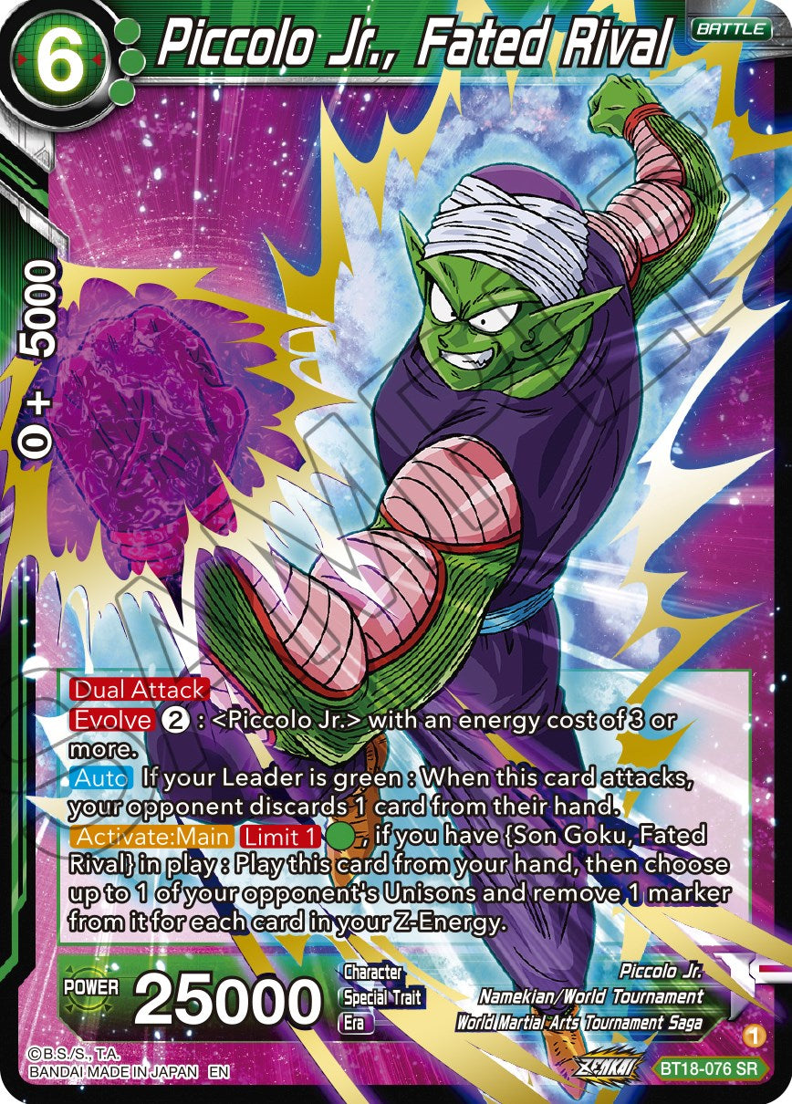 Piccolo Jr., Fated Rival (BT18-076) [Dawn of the Z-Legends] | Dragon's Lair Comics and Fantasy Houston TX