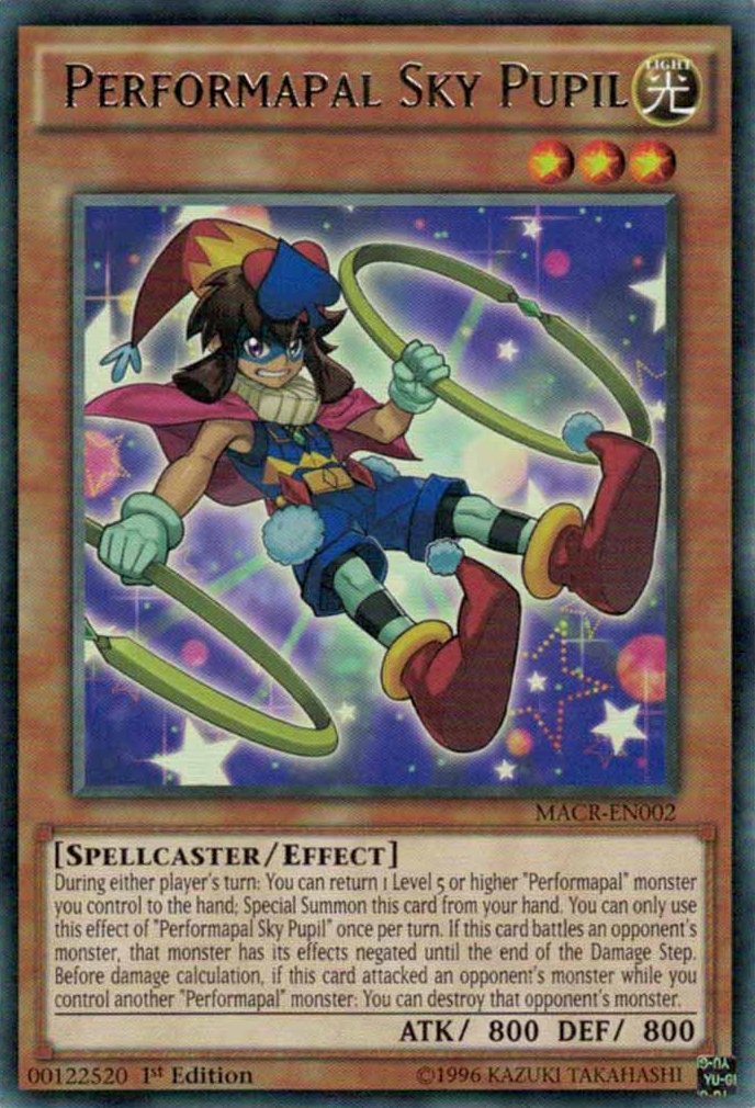 Performapal Sky Pupil [MACR-EN002] Rare | Dragon's Lair Comics and Fantasy Houston TX