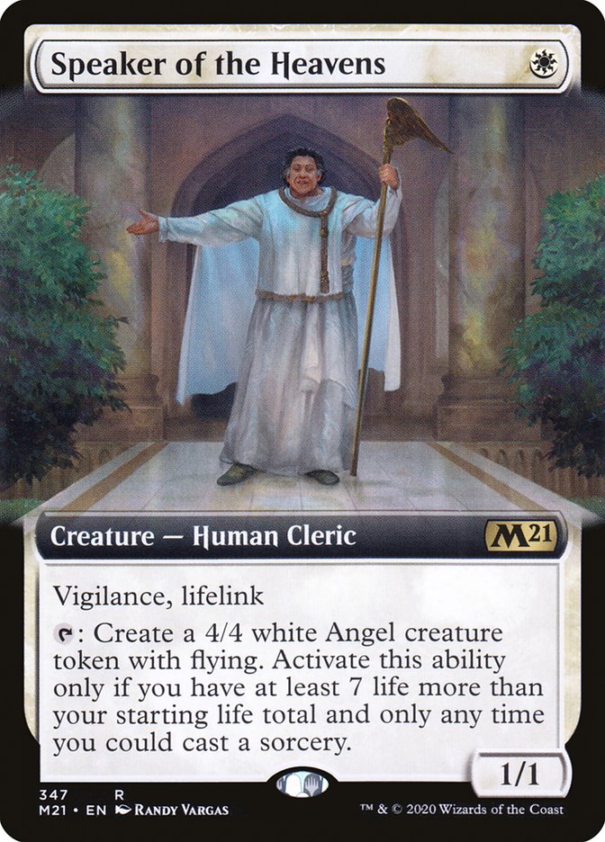 Speaker of the Heavens (Extended Art) [Core Set 2021] | Dragon's Lair Comics and Fantasy Houston TX