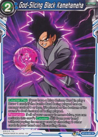 God-Slicing Black Kamehameha (BT10-057) [Rise of the Unison Warrior 2nd Edition] | Dragon's Lair Comics and Fantasy Houston TX