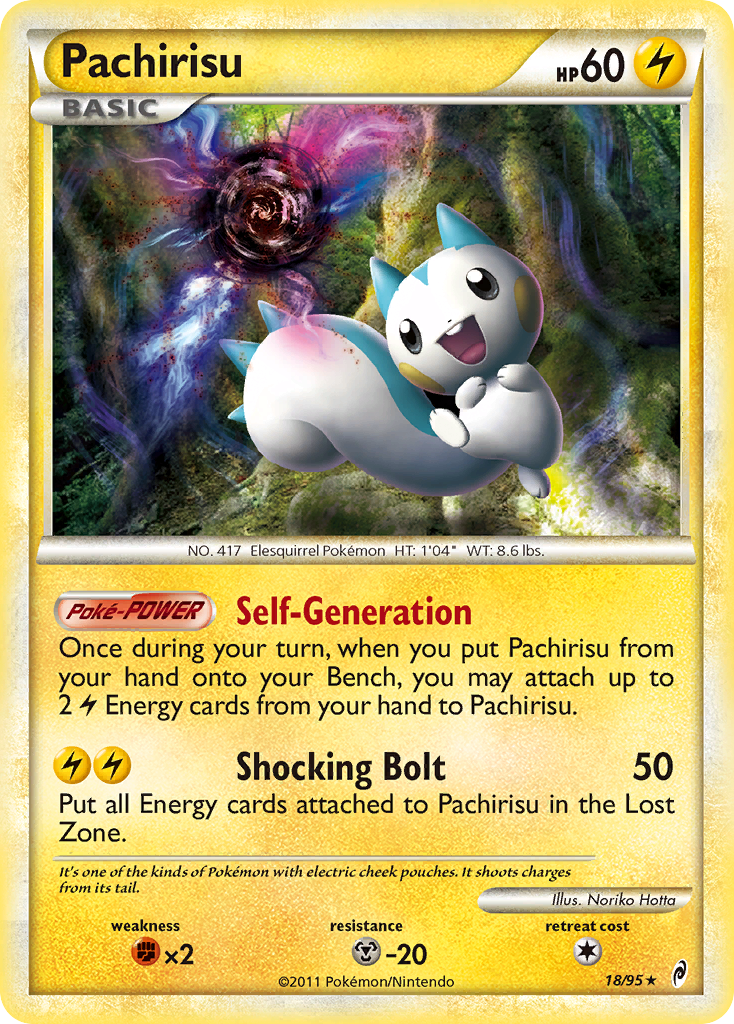 Pachirisu (18/95) [HeartGold & SoulSilver: Call of Legends] | Dragon's Lair Comics and Fantasy Houston TX