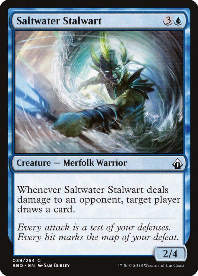 Saltwater Stalwart [Battlebond] | Dragon's Lair Comics and Fantasy Houston TX